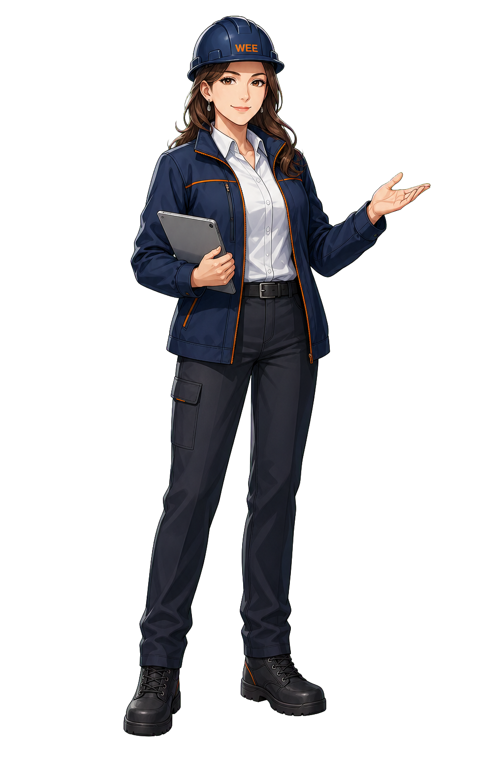 WEE equipment advisor brand character